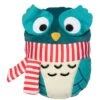 FuzzYard Christmas Owl Dog Toy (20cm) 2 FuzzYard Christmas Owl Dog Toy (20cm) -Fuzzyard 9345719027360A