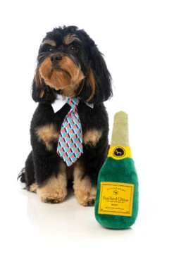 FuzzYard Soft Plush Dog Toy - Champagne - Large -Fuzzyard 9345719030315A 1