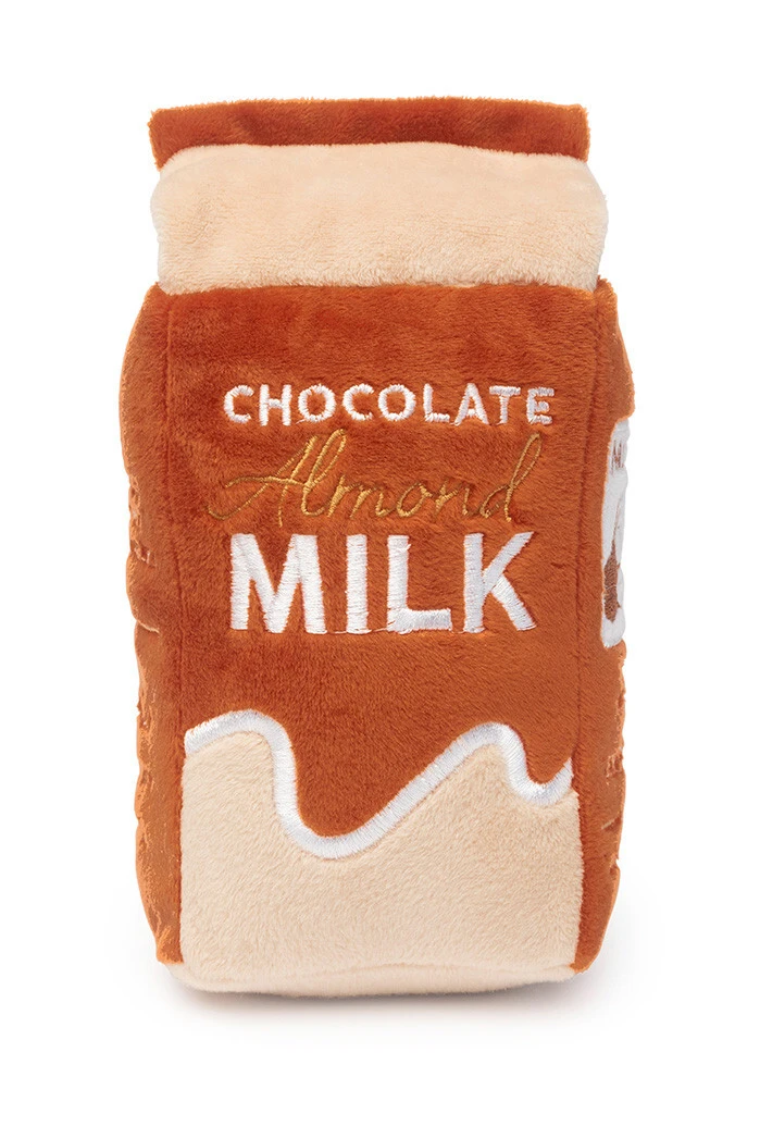 FuzzYard Soft Plush Dog Toy - Chocolate Almond Milk - Large (20cm) 3 FuzzYard Soft Plush Dog Toy - Chocolate Almond Milk - Large (20cm)
