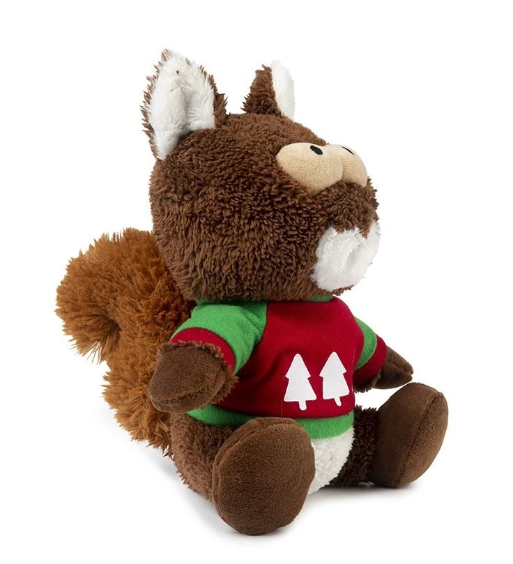 FuzzYard Christmas Nuts The Squirrel Soft Plush Dog Toy - Small (14cm) 4 FuzzYard Christmas Nuts The Squirrel Soft Plush Dog Toy - Small (14cm) - Image 2