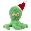 FuzzYard Christmas Sir Legs A Lot Octopus Soft Plush Dog Toy - Small (14cm) (Green) -Fuzzyard 9345719036423A