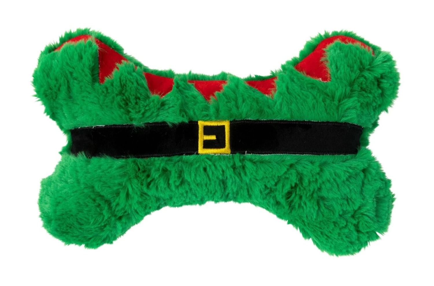 FuzzYard Furry Elf Bone Dog Toy - Green (30cm) 3 FuzzYard Furry Elf Bone Dog Toy - Green (30cm)