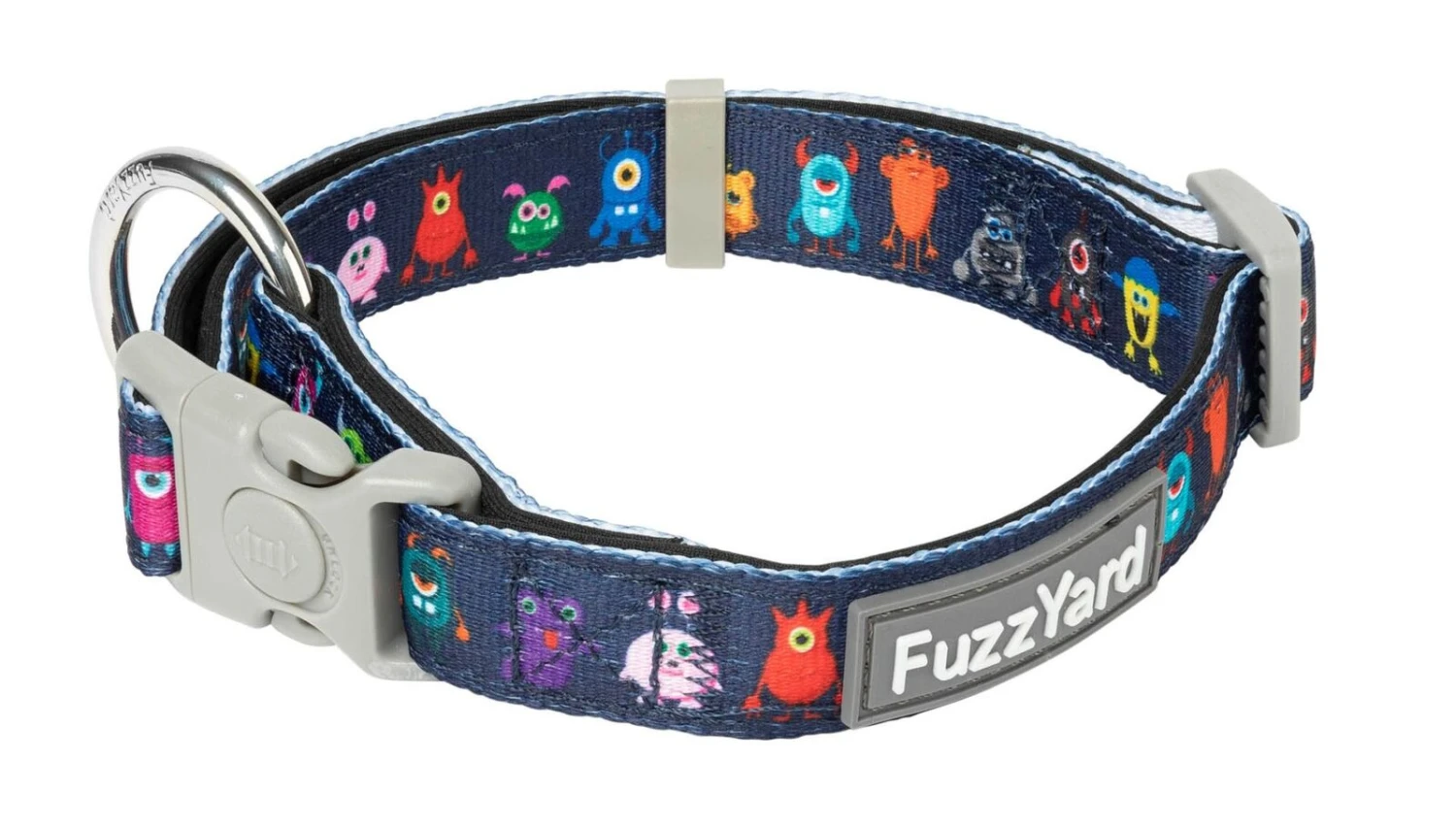 FuzzYard Dog Collar - Yardsters - Large (25mm X 50-65cm) 3 FuzzYard Dog Collar - Yardsters - Large (25mm X 50-65cm)