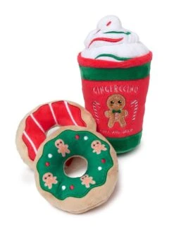 FuzzYard Gingerccino & Donuts Pack - 3 Toys (10x7.5x18cm)