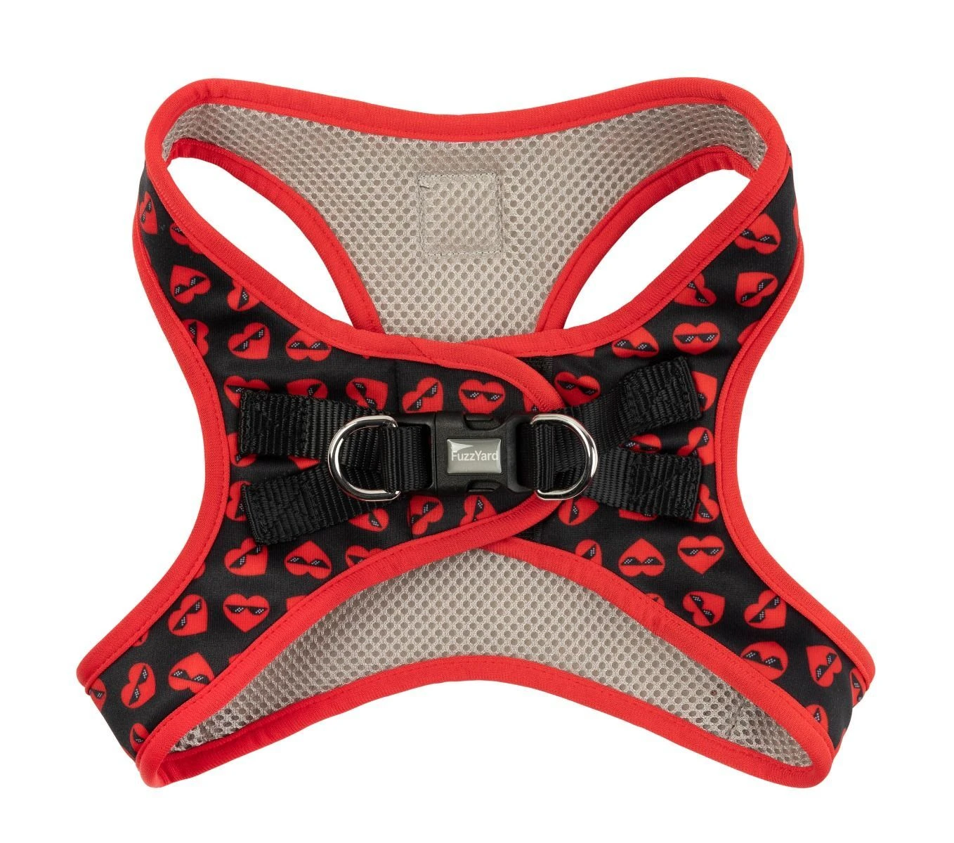 FuzzYard Step-In Dog Harness - Heartbreaker - XX-Small (34-36 Neck - 39-41cm Chest) 4 FuzzYard Step-In Dog Harness - Heartbreaker - XX-Small (34-36 Neck - 39-41cm Chest) - Image 2