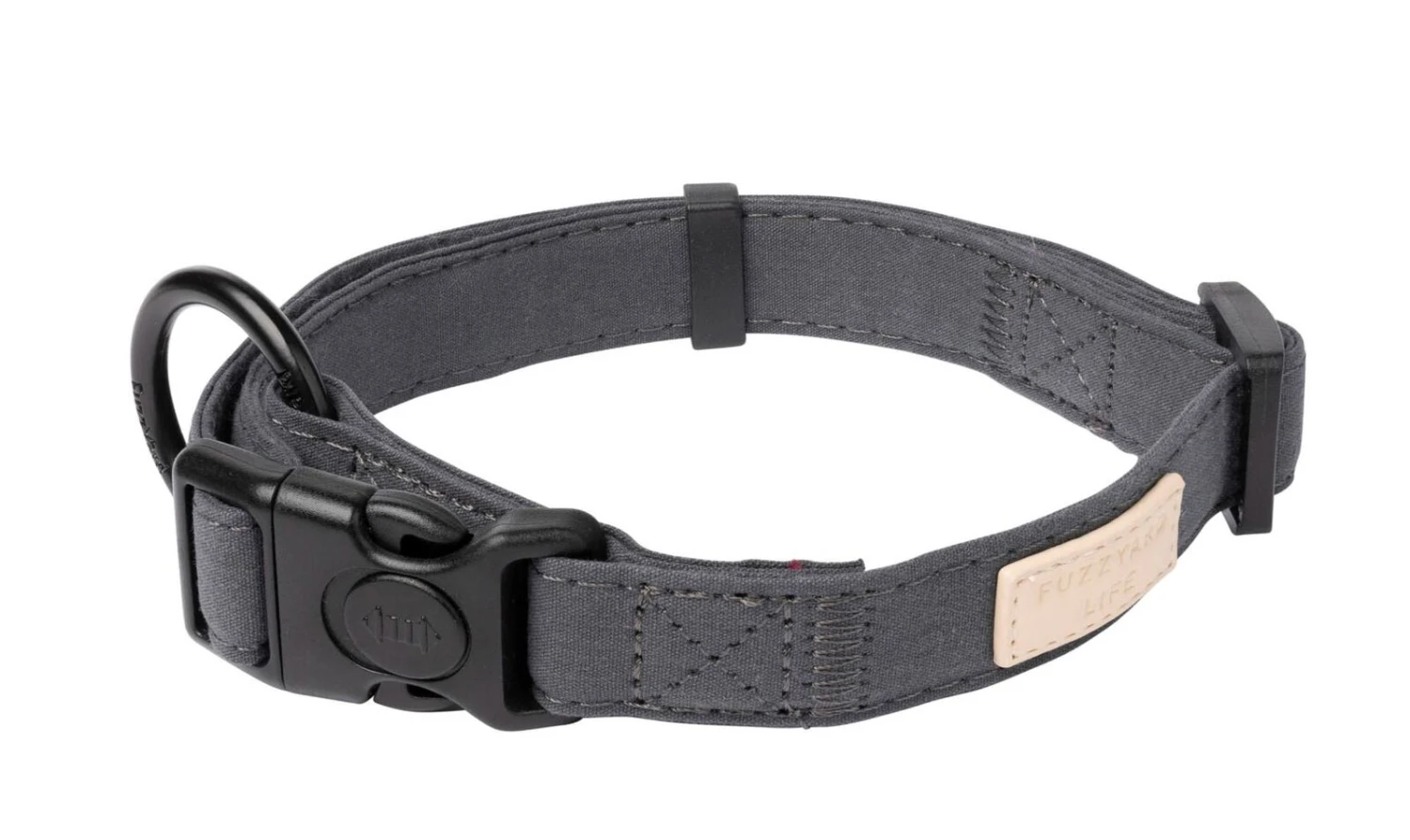 FuzzYard Life Dog Collar - Slate Grey - X-Small (11mm X 22-35cm) 4 FuzzYard Life Dog Collar - Slate Grey - X-Small (11mm X 22-35cm) - Image 2