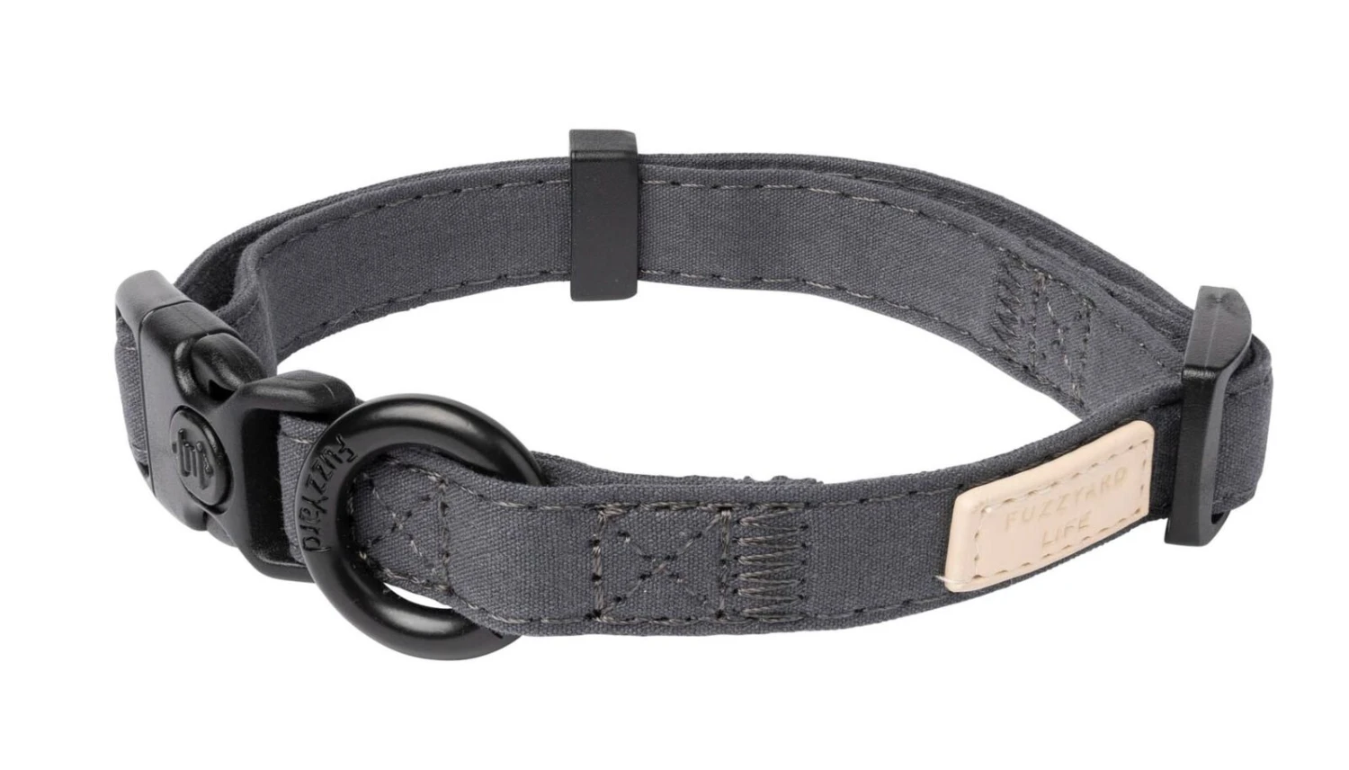 FuzzYard Life Dog Collar - Slate Grey - X-Small (11mm X 22-35cm) 3 FuzzYard Life Dog Collar - Slate Grey - X-Small (11mm X 22-35cm)