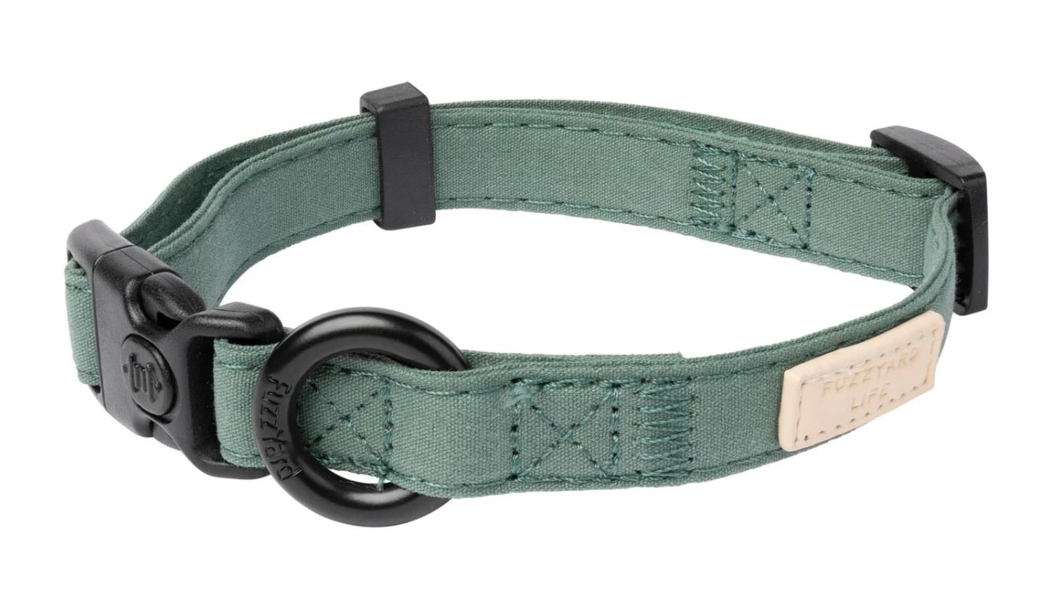 FuzzYard Life Dog Collar - Myrtle Green - X-Small (11mm X 22-35cm) 3 FuzzYard Life Dog Collar - Myrtle Green - X-Small (11mm X 22-35cm)