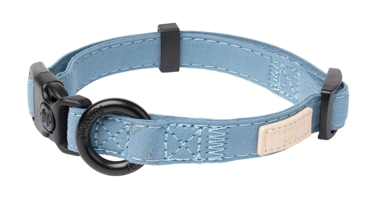 FuzzYard Life Dog Collar - French Blue - X-Small (11mm X 22-35cm) 3 FuzzYard Life Dog Collar - French Blue - X-Small (11mm X 22-35cm)