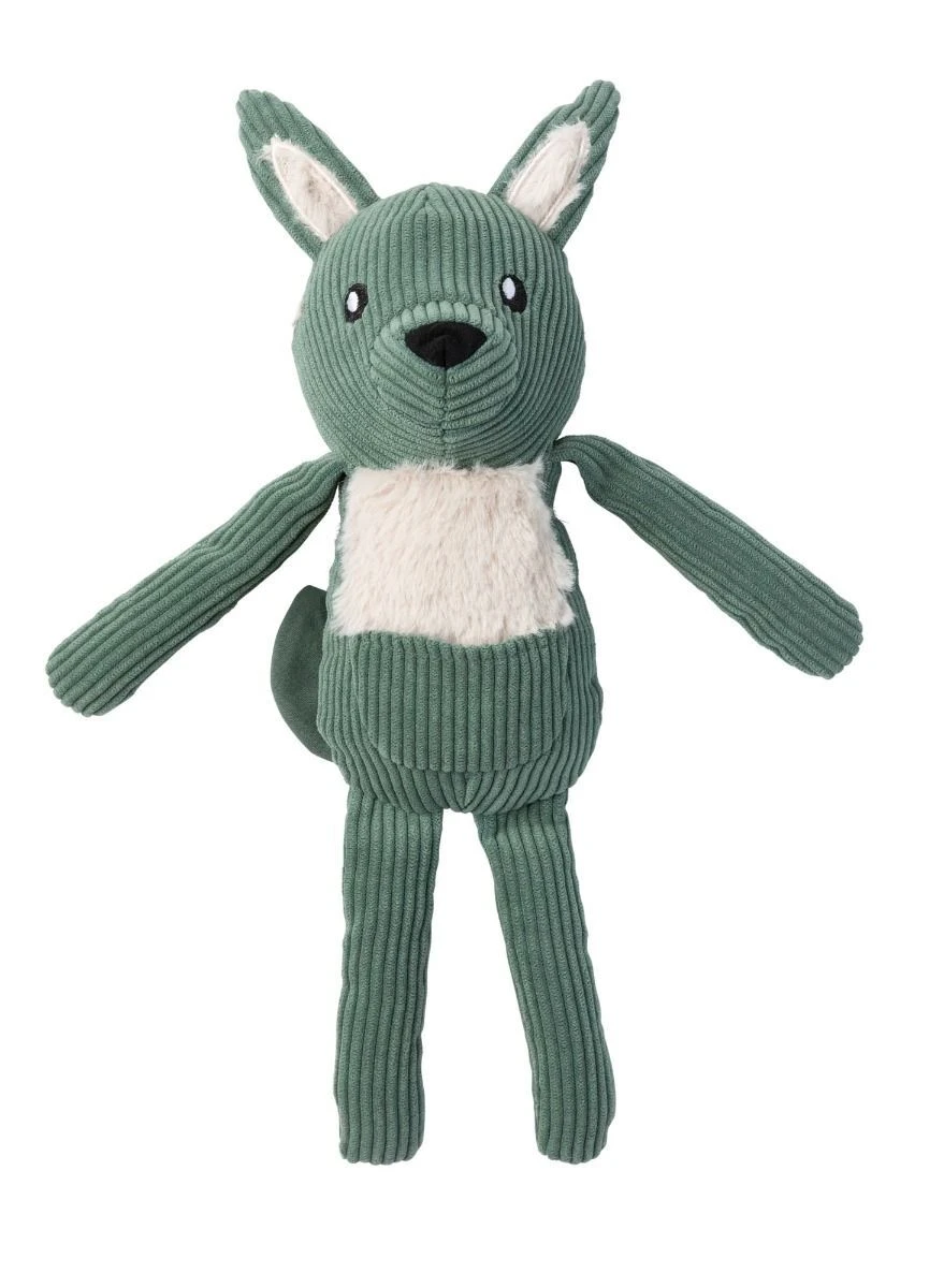 FuzzYard Life Dog Toy - Kangaroo - Myrtle Green (30cm) 3 FuzzYard Life Dog Toy - Kangaroo - Myrtle Green (30cm)