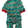 FuzzYard Disco Deers Christmas Pyjamas - Size 1 (28-29cm Long) -Fuzzyard 9345719074166A