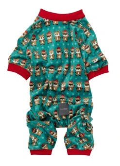 FuzzYard Disco Deers Christmas Pyjamas - Size 1 (28-29cm Long)