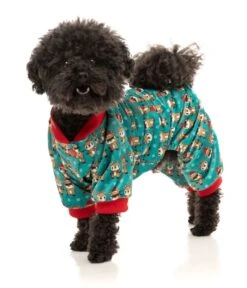 FuzzYard Disco Deers Christmas Pyjamas - Size 1 (28-29cm Long) -Fuzzyard 9345719074166A 3