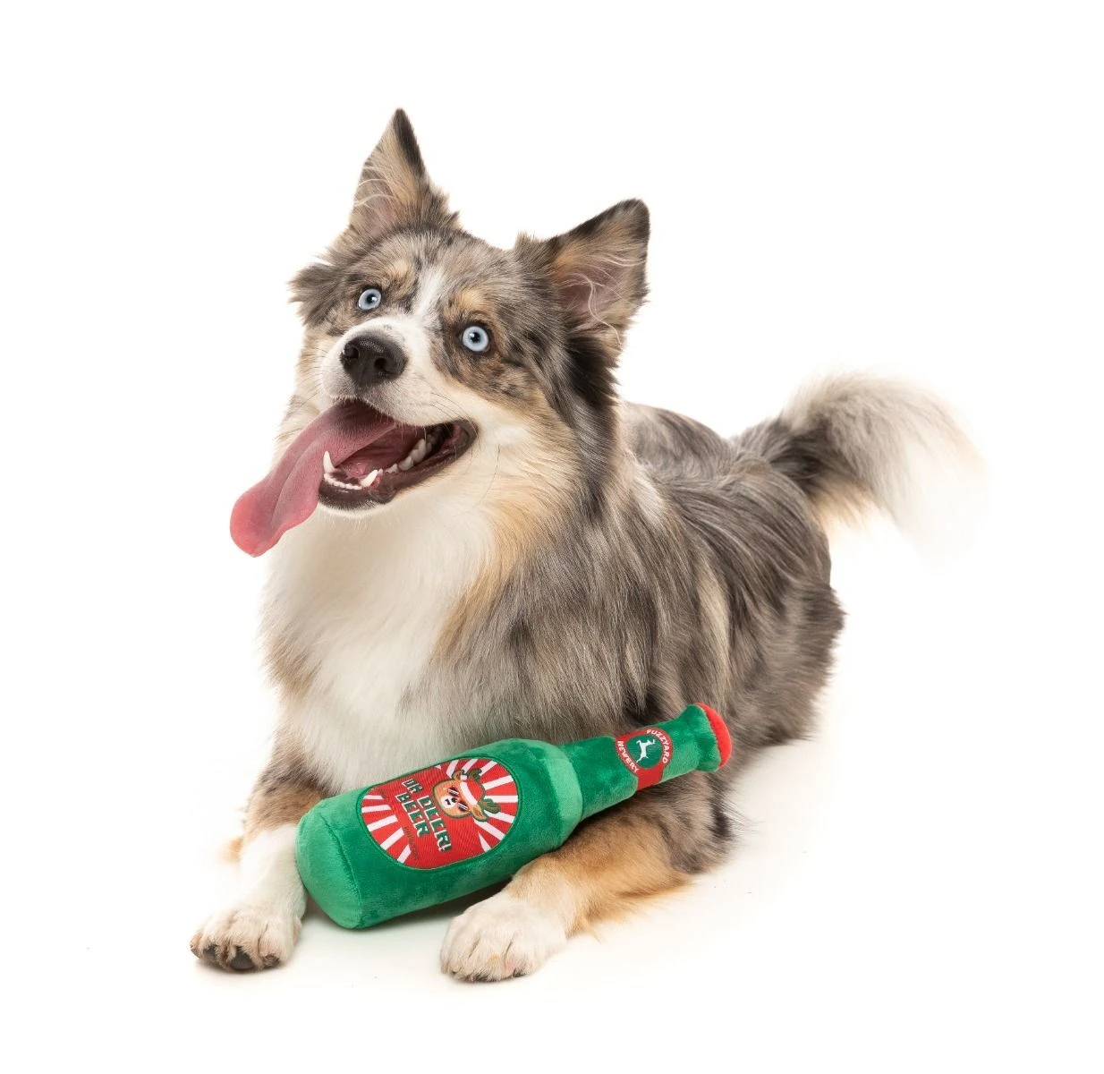 FuzzYard Oh Deer Beer! Dog Toy (22.8x6.8cm) 4 FuzzYard Oh Deer Beer! Dog Toy (22.8x6.8cm) - Image 2