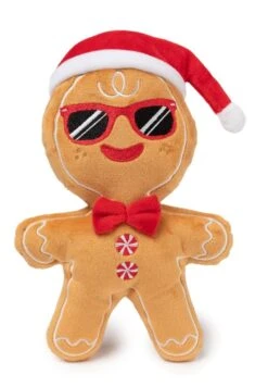 FuzzYard Mr Gingerbread Dog Toy - Large (22x15cm)