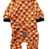 FuzzYard Boogie Nights Pyjamas - Orange - Size 1 (28-29cm Long)