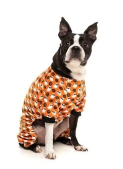 FuzzYard Boogie Nights Pyjamas - Orange - Size 1 (28-29cm Long) -Fuzzyard 9345719075095A 2