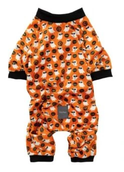FuzzYard Boogie Nights Pyjamas - Orange - Size 1 (28-29cm Long)