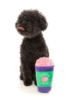 FuzzYard Zombrain Latte Dog Toy (15cm X 9cm) -Fuzzyard 9345719075569A 2