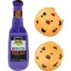 FuzzYard Monster Pale Ale & Cookies Dog Toy - 3 Pack -Fuzzyard 9345719075637A