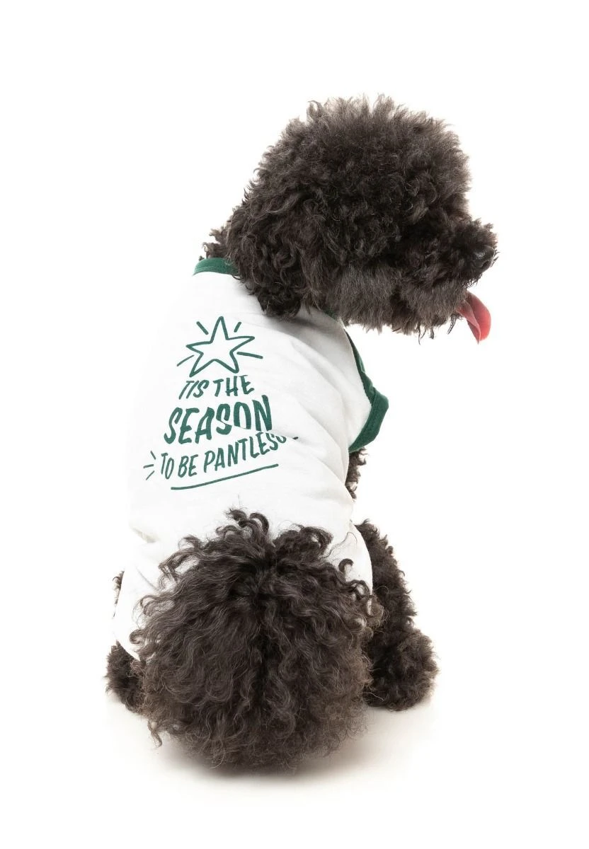 FuzzYard Tis The Season To Be Pantless Dog T-Shirt - Size 1 (26-29cm Long) 5 FuzzYard Tis The Season To Be Pantless Dog T-Shirt - Size 1 (26-29cm Long) - Image 3