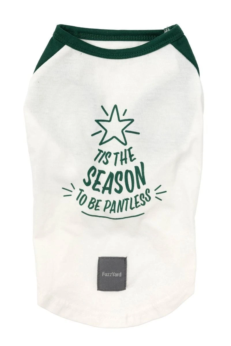 FuzzYard Tis The Season To Be Pantless Dog T-Shirt - Size 1 (26-29cm Long) 3 FuzzYard Tis The Season To Be Pantless Dog T-Shirt - Size 1 (26-29cm Long)