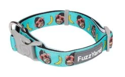 FuzzYard Dog Collar - Gor-illz - Small (15mm X 25-38cm)