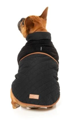 FuzzYard Dog Jacket - Ivanhoe - Black (Size 1) (26-29cm) -Fuzzyard 9345719083175A 6