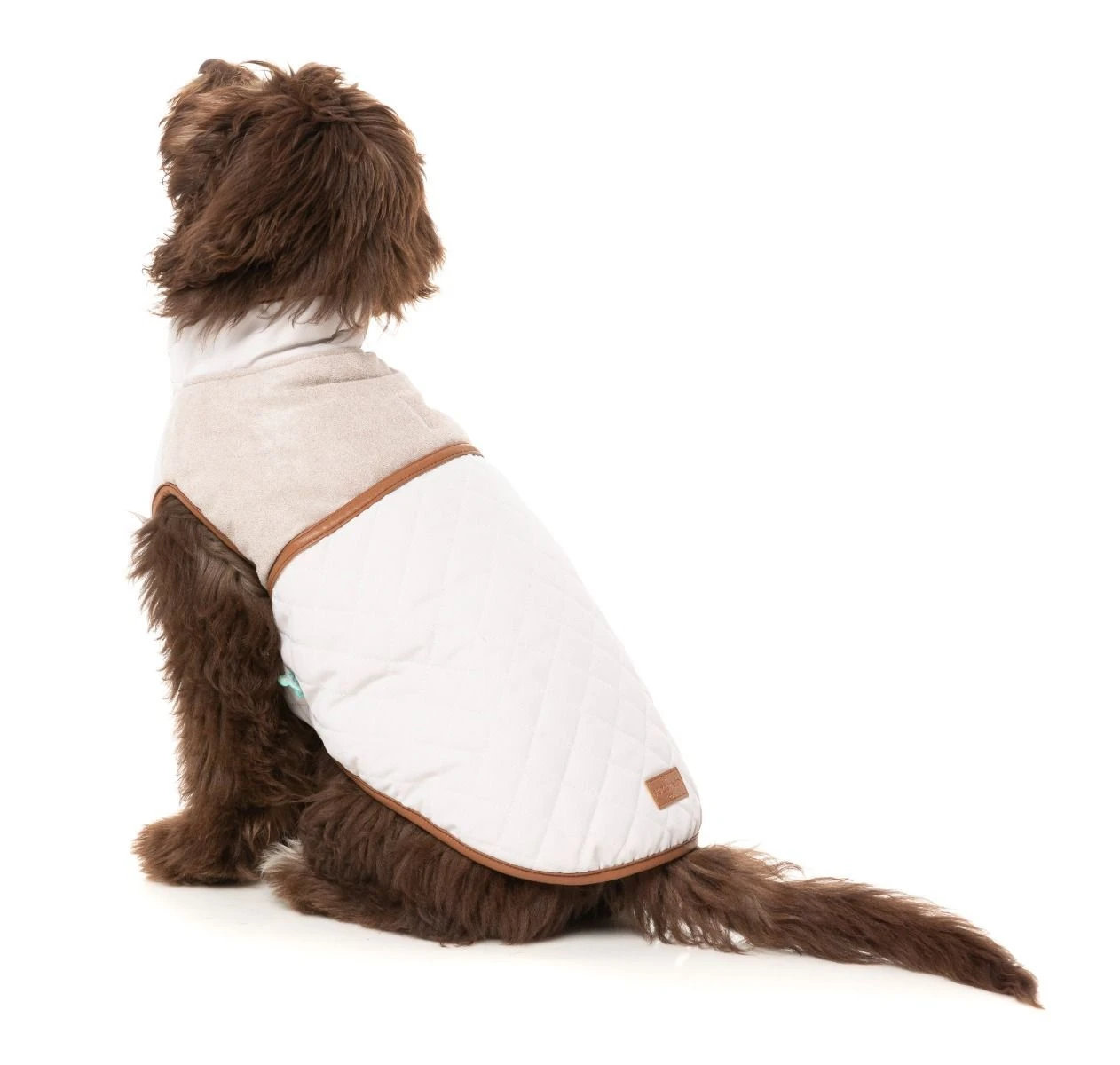 FuzzYard Dog Jacket - Ivanhoe - Ivory (Size 3) (35-38cm) 8 FuzzYard Dog Jacket - Ivanhoe - Ivory (Size 3) (35-38cm) - Image 6