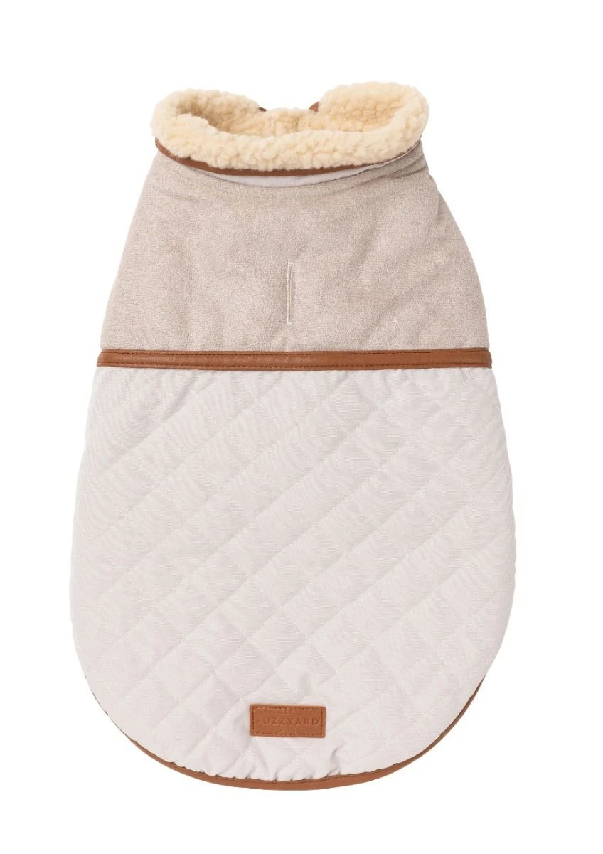 FuzzYard Dog Jacket - Ivanhoe - Ivory (Size 3) (35-38cm) 3 FuzzYard Dog Jacket - Ivanhoe - Ivory (Size 3) (35-38cm)