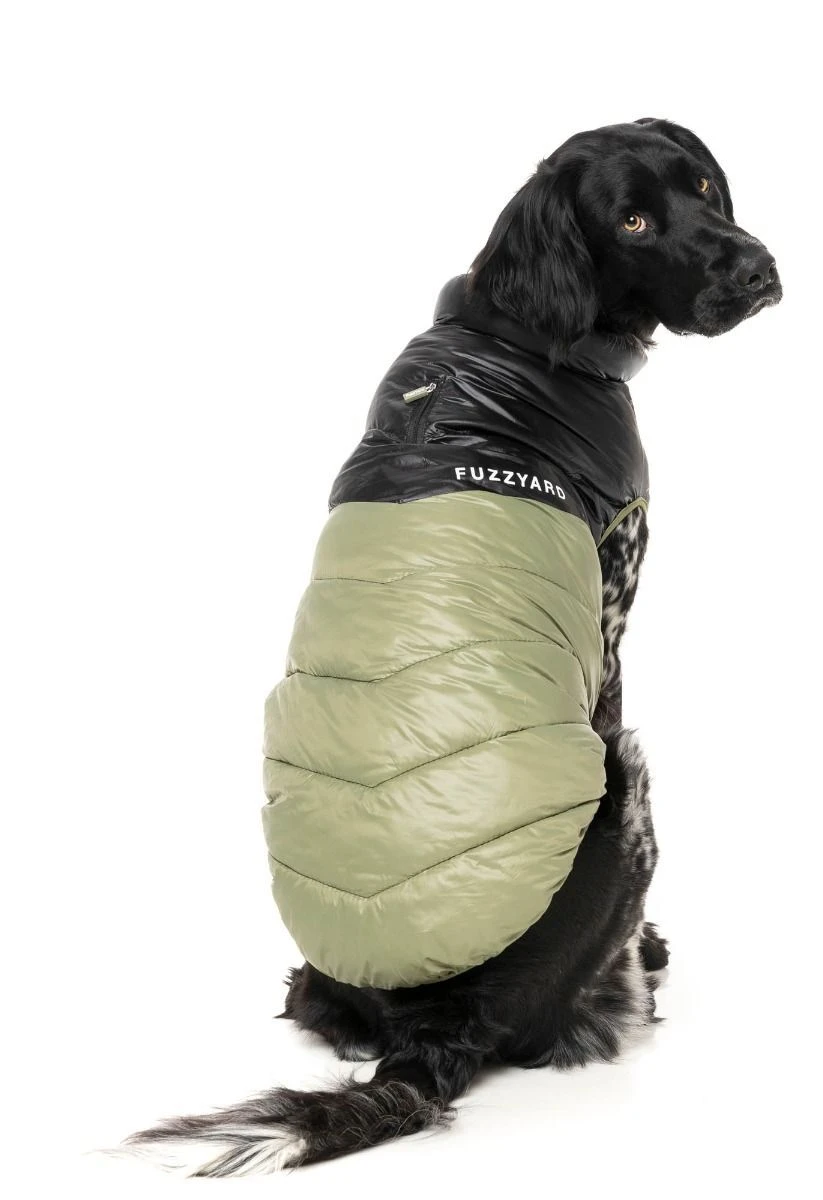 FuzzYard Dog Jacket - South Harlem - Olive (Size 1) (26-29cm) 8 FuzzYard Dog Jacket - South Harlem - Olive (Size 1) (26-29cm) - Image 6