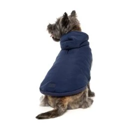 FuzzYard Dog Apparel Essential Padded Hooded Jacket Navy Size 3 ^+^ -Fuzzyard FuzzYard Dog Apparel Essential Padded Hooded Jacket Navy Size 3 5