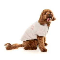 FuzzYard Dog Apparel Jacket Basecamp Stone Size 3 ^+^ -Fuzzyard FuzzYard Dog Apparel Jacket Basecamp Stone Size 3 4