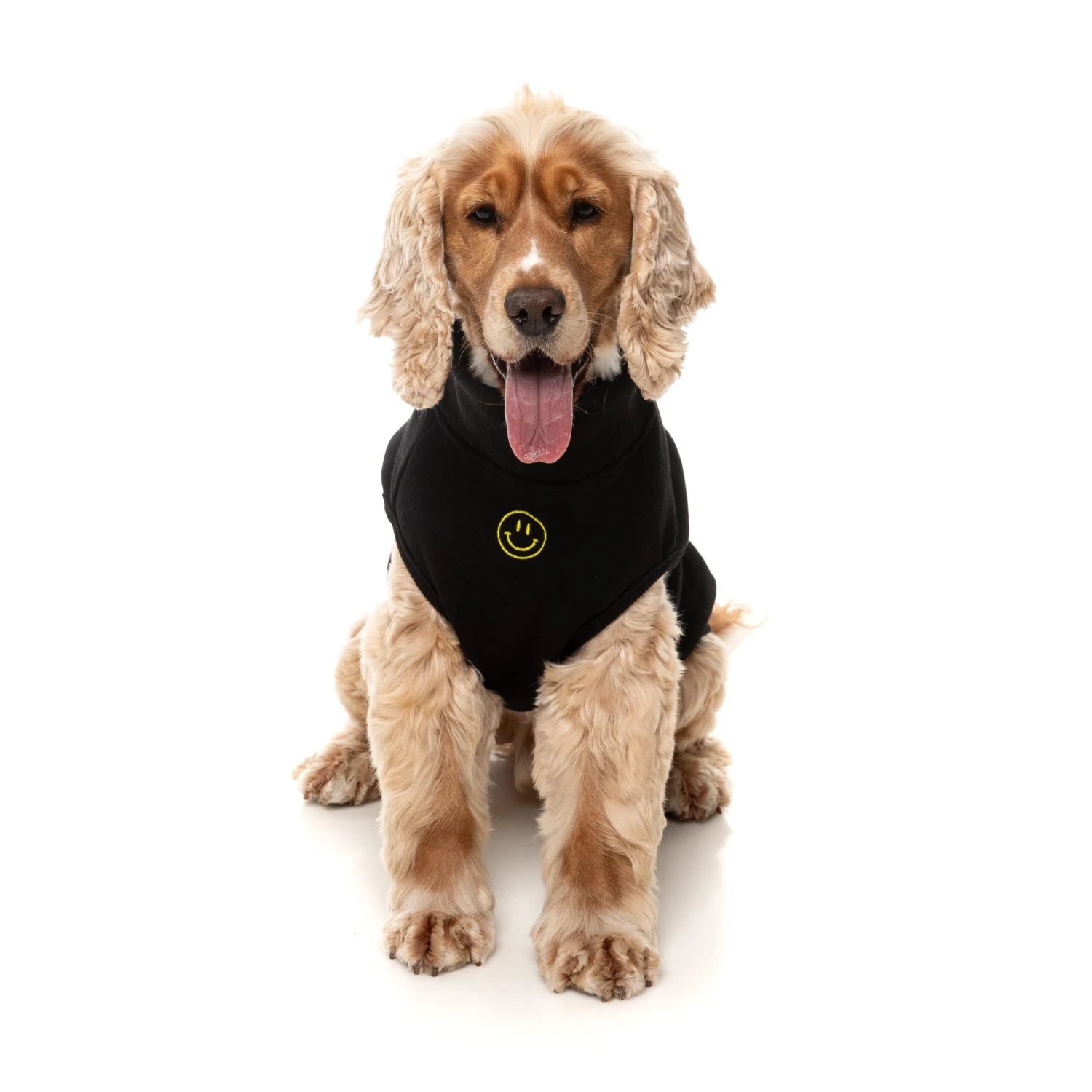 FuzzYard Dog Apparel Smiley Sweater Black Size 1 ^+^ 7 FuzzYard Dog Apparel Smiley Sweater Black Size 1 ^+^ - Image 5