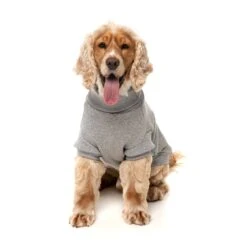 FuzzYard Dog Apparel Stevie 25 Sweater Grey Size 1 ^+^ -Fuzzyard FuzzYard Dog Apparel Stevie 25 Sweater Grey Size 1 3