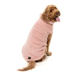 FuzzYard Dog Apparel Turtle Teddy 25 Sweater Blossom Pink Size 1 ^+^ -Fuzzyard FuzzYard Dog Apparel Turtle Teddy 25 Sweater Blossom Pink Size 1 7