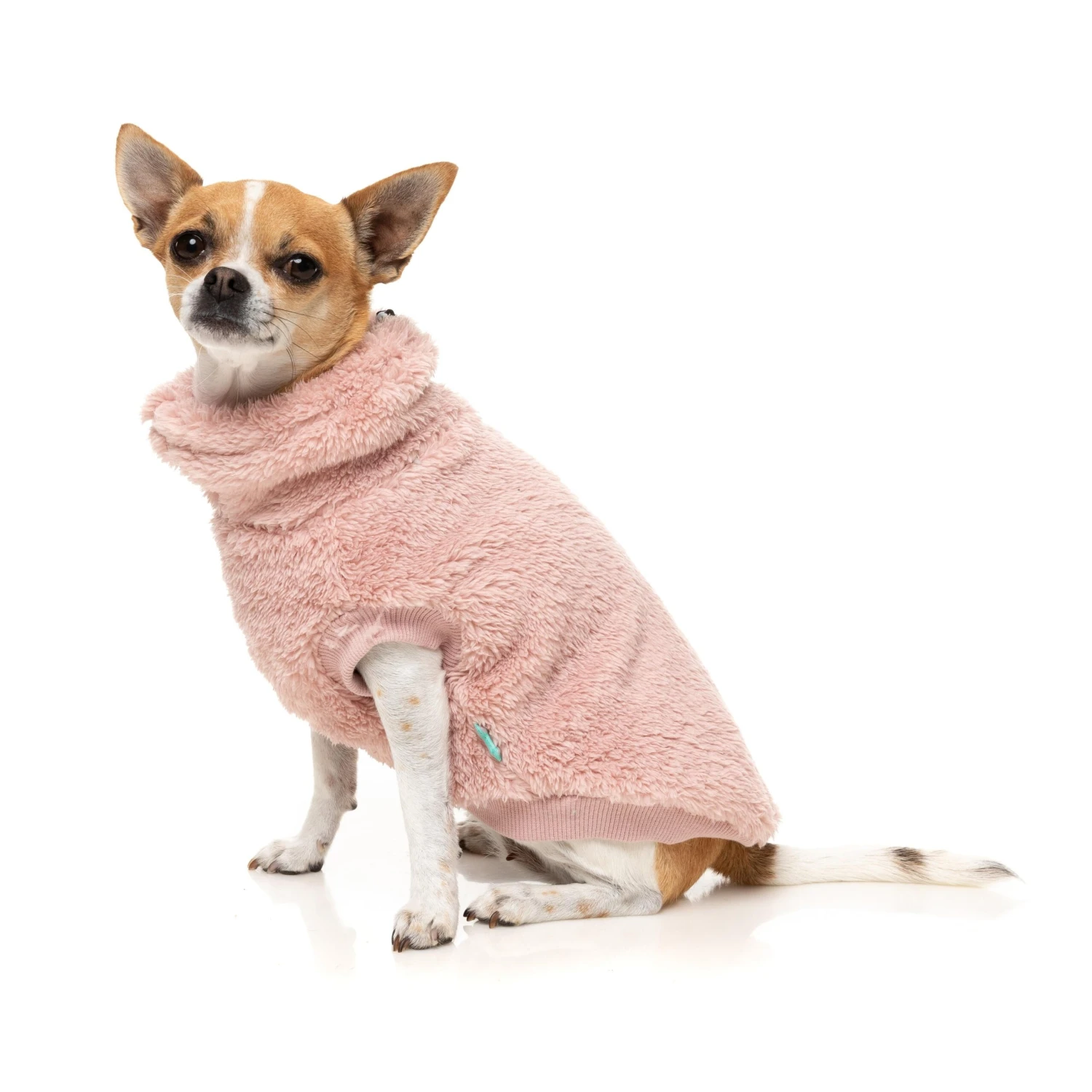 FuzzYard Dog Apparel Turtle Teddy 25 Sweater Blossom Pink Size 3 ^+^ 4 FuzzYard Dog Apparel Turtle Teddy 25 Sweater Blossom Pink Size 3 ^+^ - Image 2