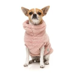 FuzzYard Dog Apparel Turtle Teddy 25 Sweater Blossom Pink Size 5 ^+^