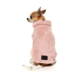 FuzzYard Dog Apparel Turtle Teddy 25 Sweater Blossom Pink Size 5 ^+^ -Fuzzyard FuzzYard Dog Apparel Turtle Teddy 25 Sweater Blossom Pink Size 5 3