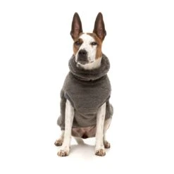 FuzzYard Dog Apparel Turtle Teddy 25 Sweater Gunmetal Grey Size 7 ^+^ -Fuzzyard FuzzYard Dog Apparel Turtle Teddy 25 Sweater Gunmetal Grey Size 7 3