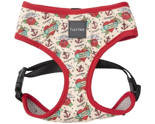 FUZZYARD HARNESS INKD UP MEDIUM 3 FUZZYARD HARNESS INKD UP MEDIUM