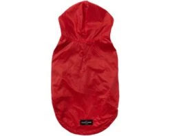 FUZZYARD FLIPSIDE RAINCOAT RED/BLACK/WHITE SIZE 5