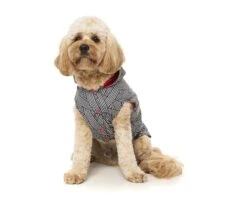 FUZZYARD FLIPSIDE RAINCOAT RED/BLACK/WHITE SIZE 3 -Fuzzyard largetwo 100000135719 FY FLIPSIDE COAT RED BLK WHT 3