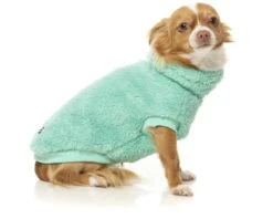 FUZZYARD TURTLE TEDDY SWEATER TEAL SIZE 4 -Fuzzyard largetwo 100000135741 FY TURTLE TEDDY SWEATER TEAL 4